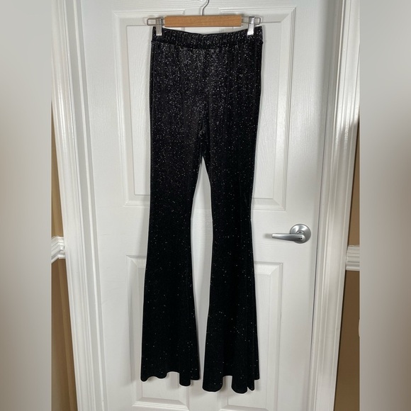NEW SAINTS & HEARTS sparkle sequin trouser - volume in black Small NWT - Picture 6 of 12